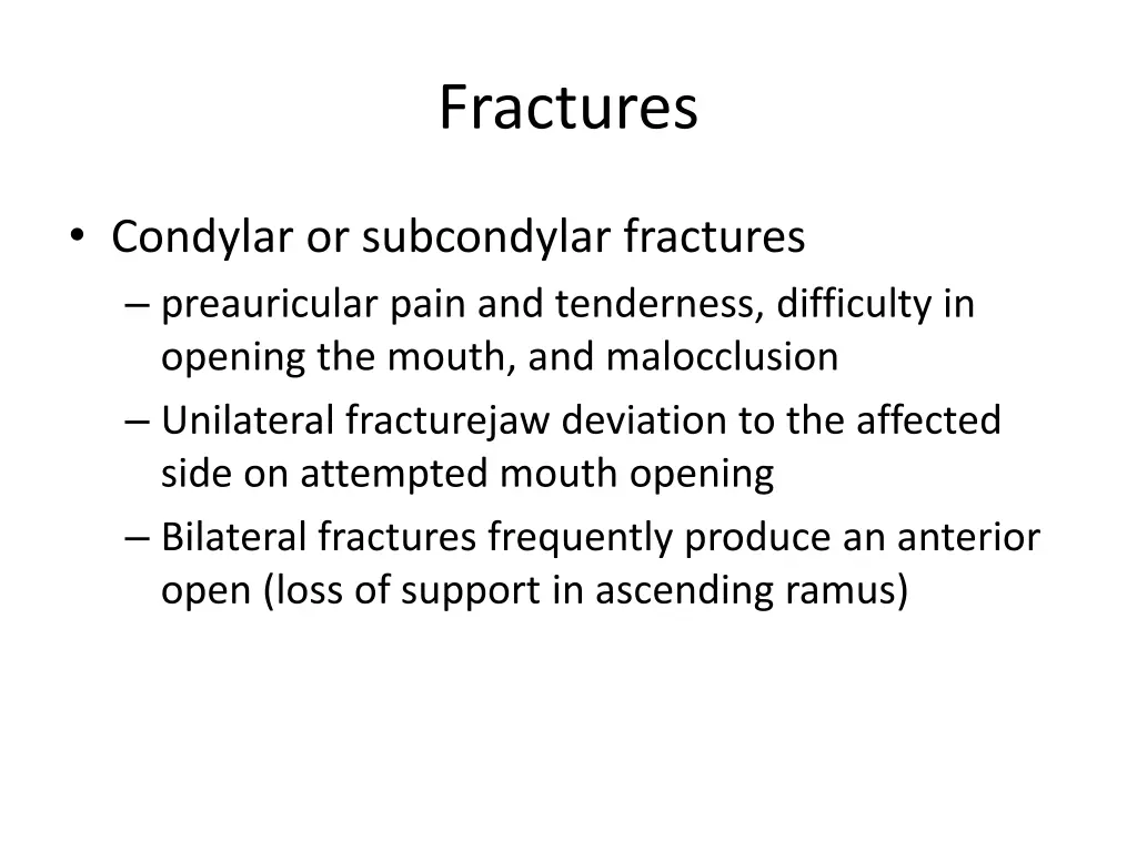 fractures