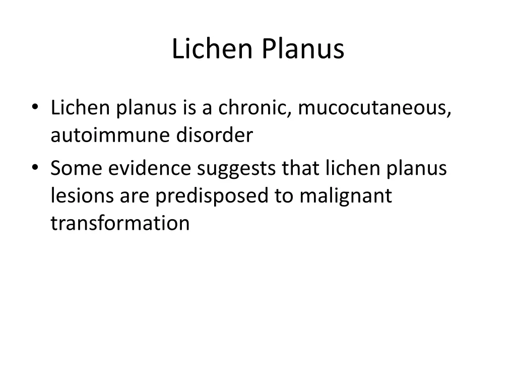 lichen planus