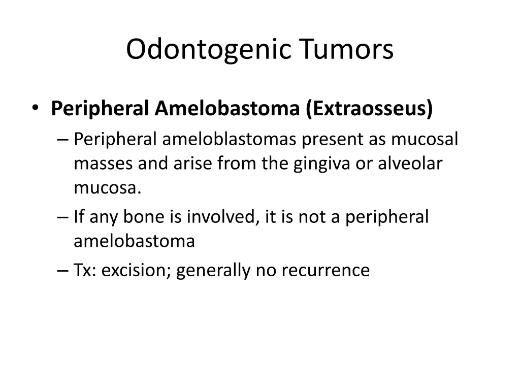 odontogenic tumors 2