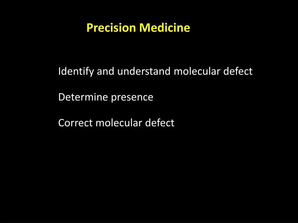 precision medicine