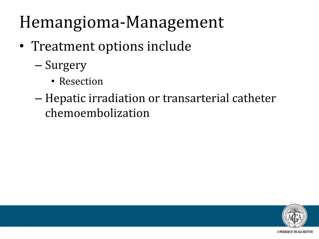 hemangioma management treatment options include