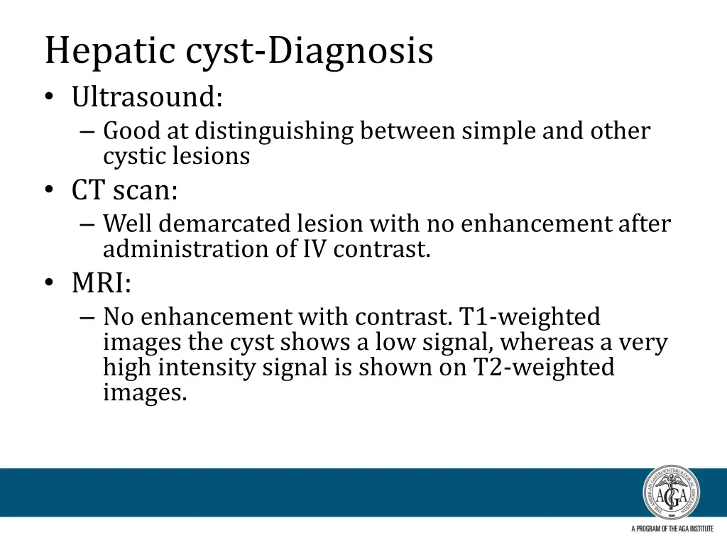 hepatic cyst diagnosis ultrasound good