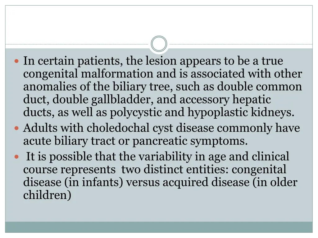 in certain patients the lesion appears