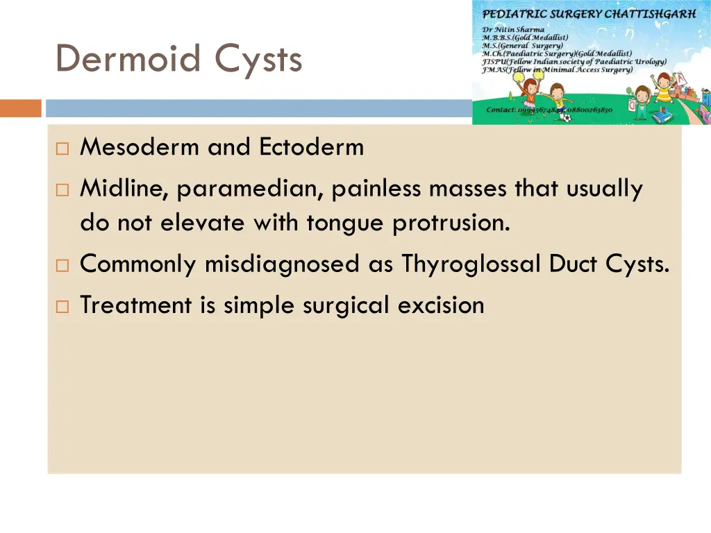 dermoid cysts