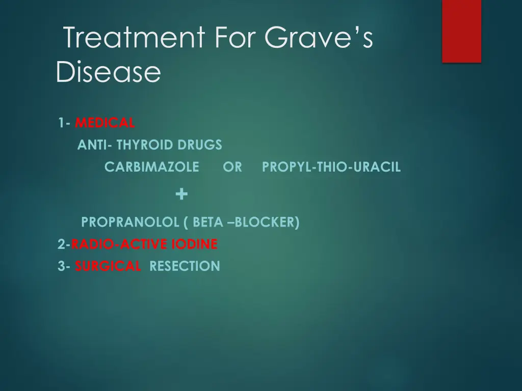 treatment for grave s disease