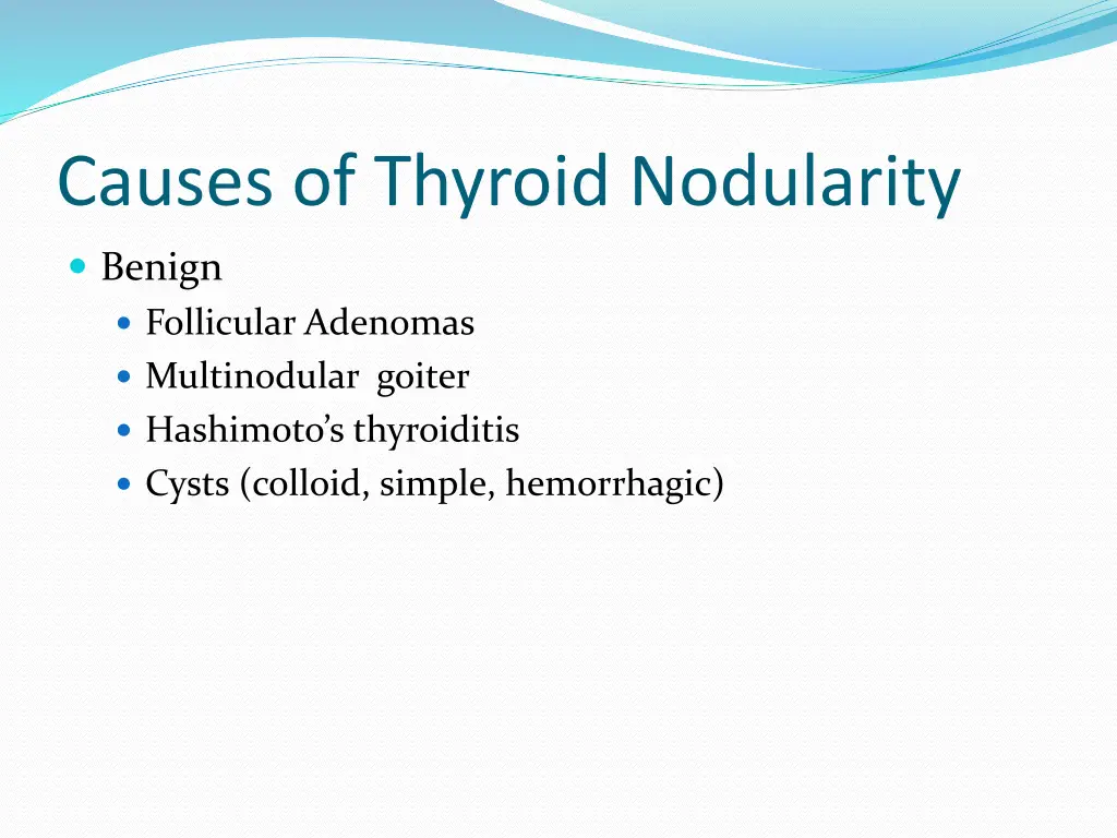 causes of thyroid nodularity