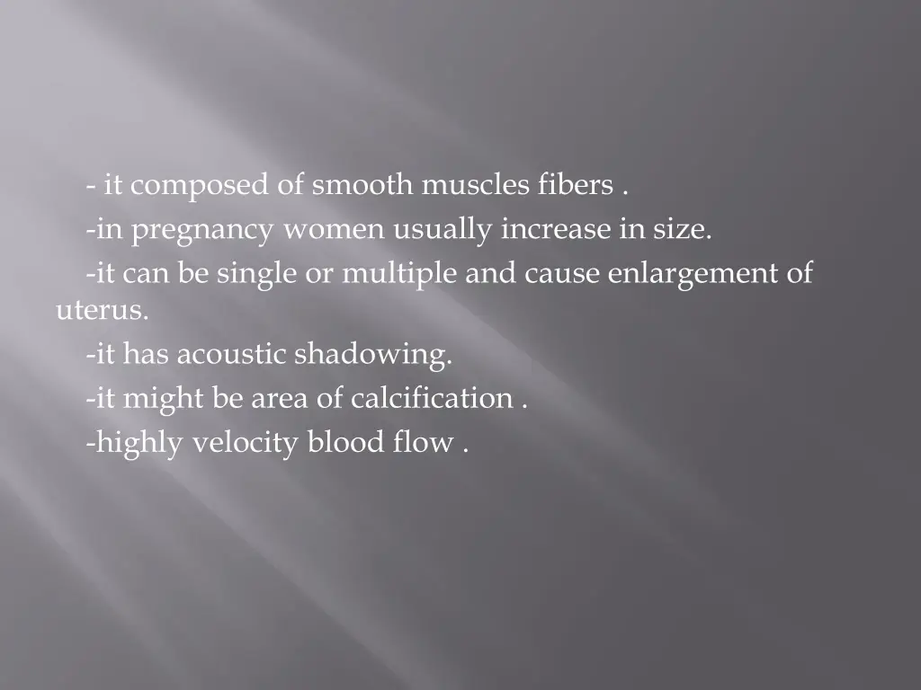 it composed of smooth muscles fibers in pregnancy