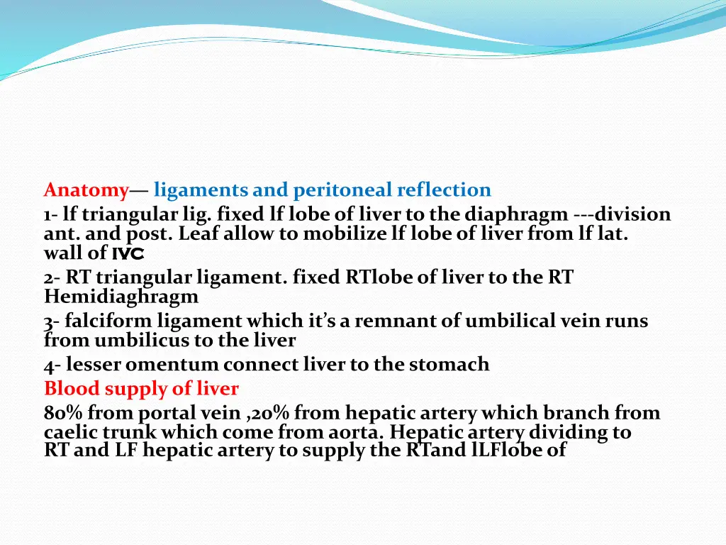 anatomy ligaments and peritoneal reflection