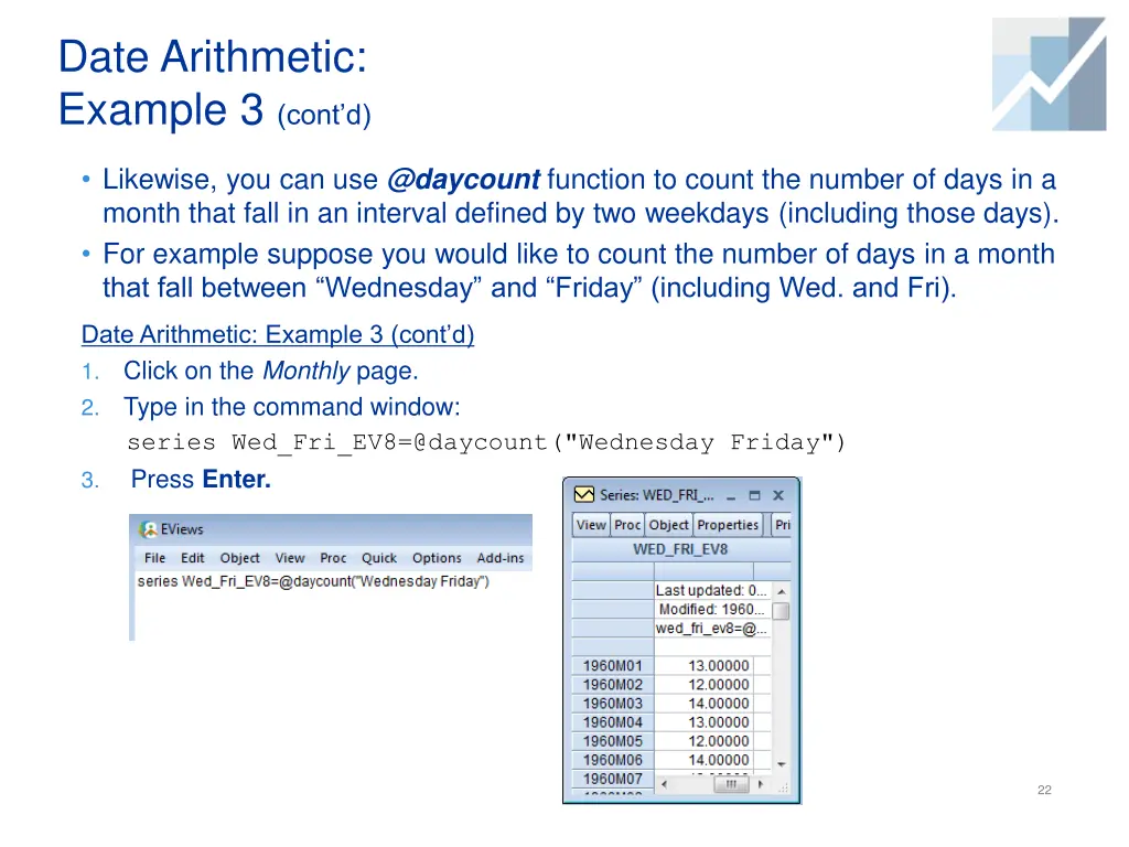 date arithmetic example 3 cont d 3