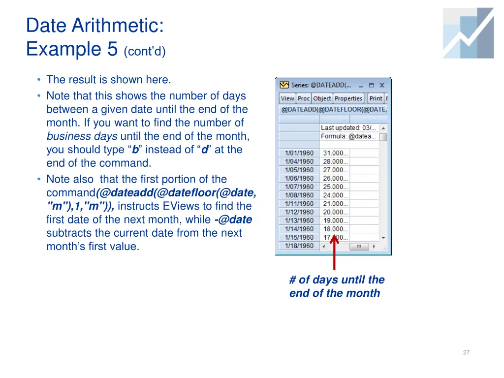 date arithmetic example 5 cont d