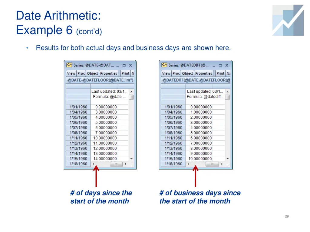 date arithmetic example 6 cont d