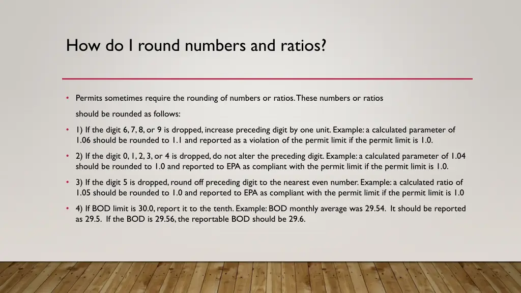 how do i round numbers and ratios