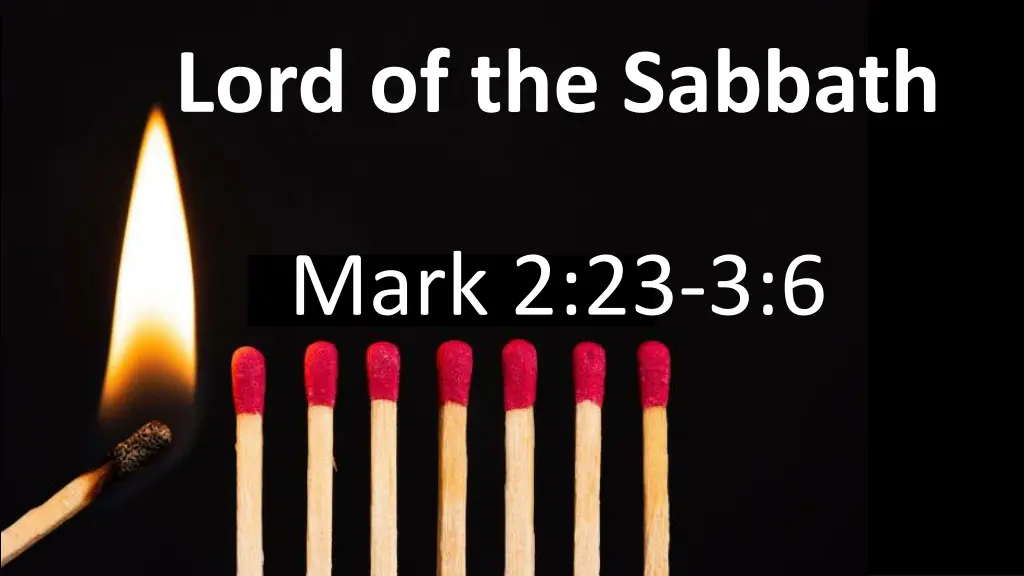 lord of the sabbath