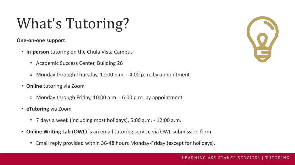 what s tutoring