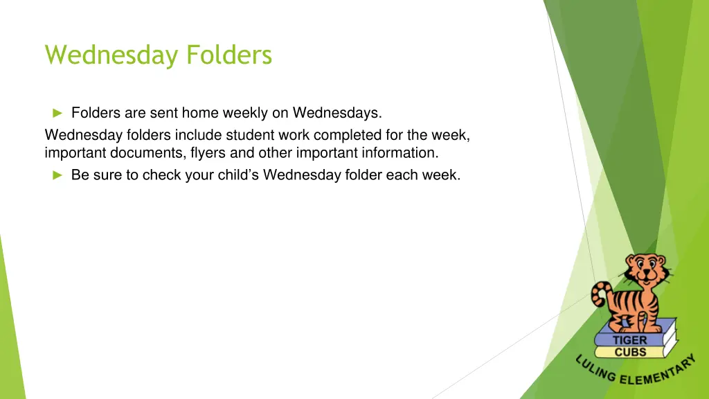 wednesday folders