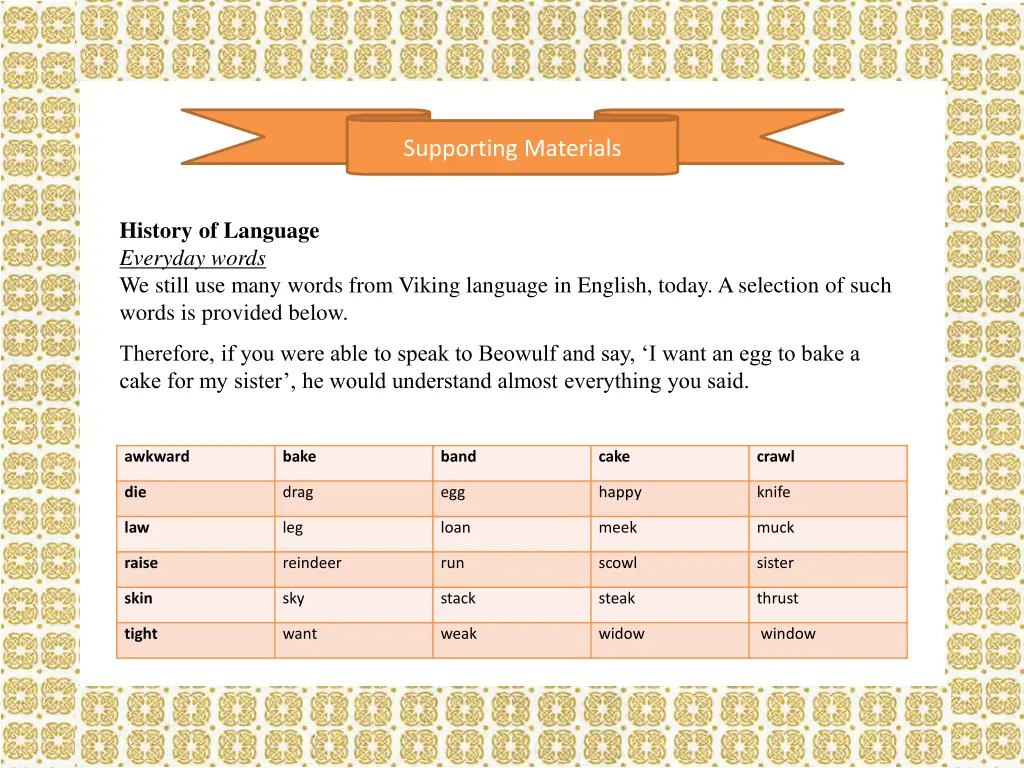 supporting materials 3