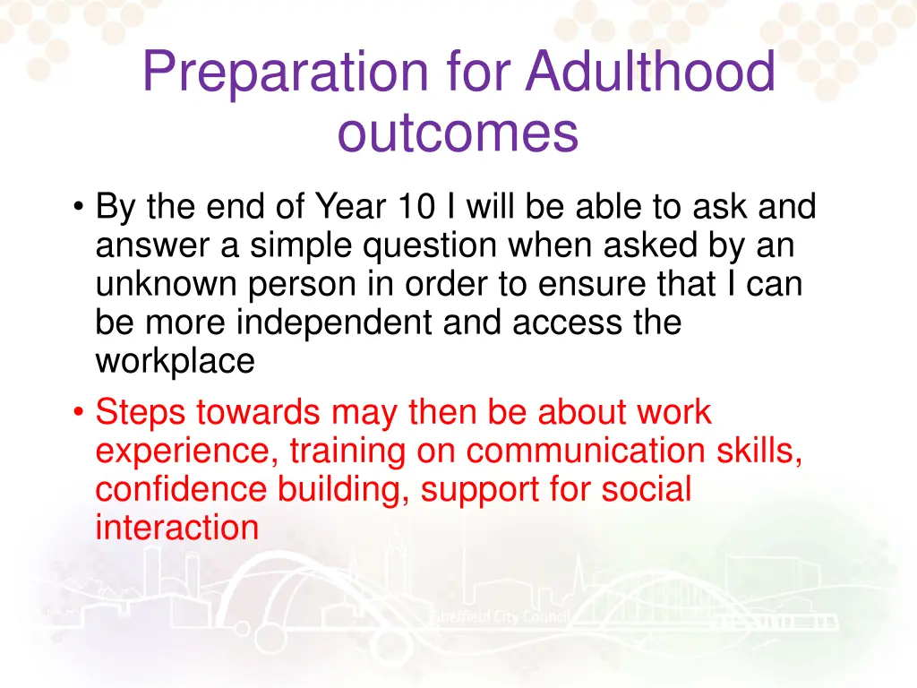 preparation for adulthood outcomes 3