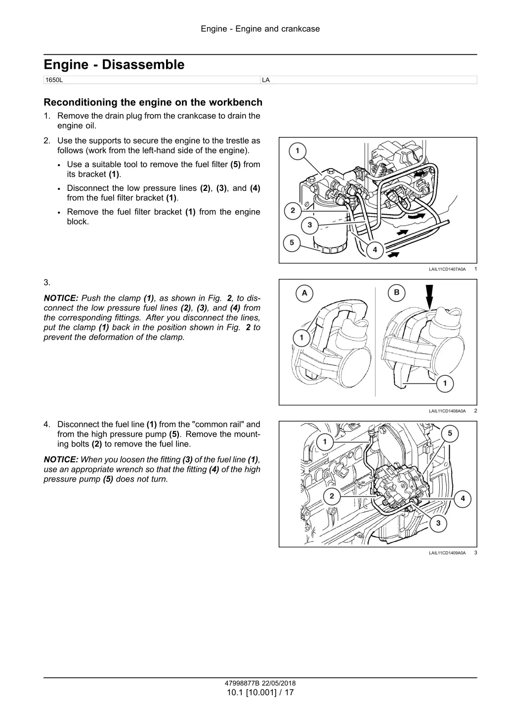 engine engine and crankcase 5