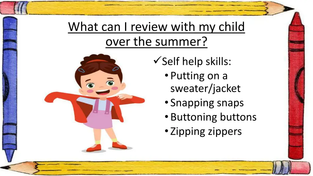 what can i review with my child over the summer 2