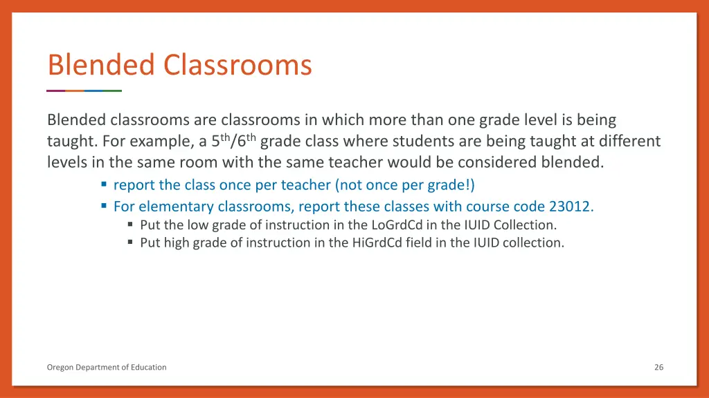 blended classrooms