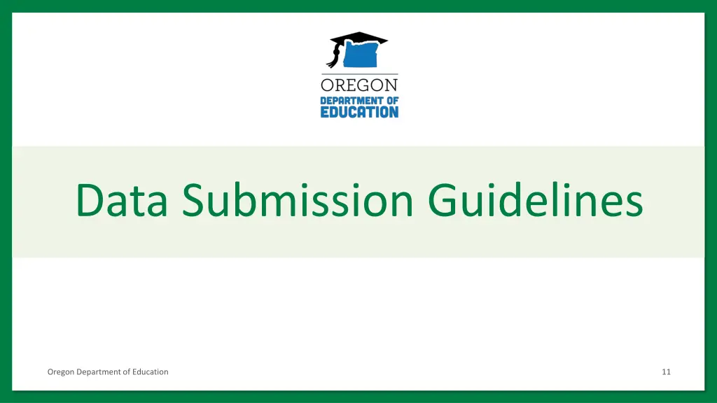 data submission guidelines