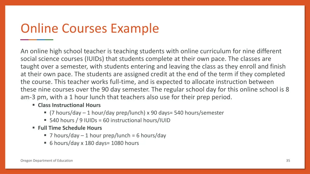 online courses example