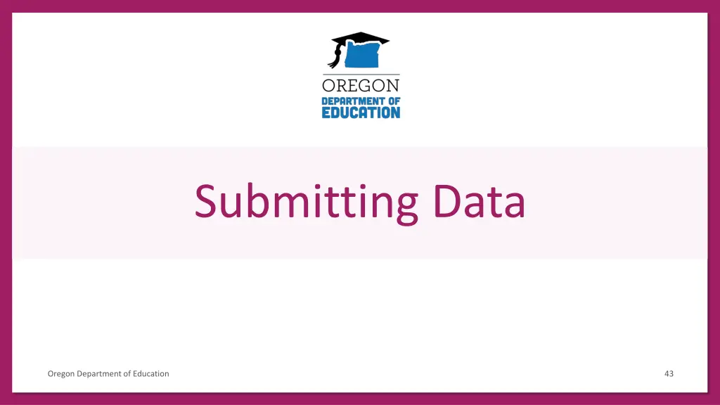 submitting data