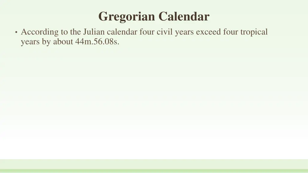 gregorian calendar 1