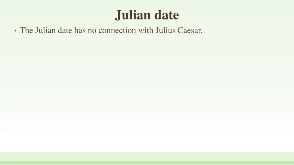 julian date 1