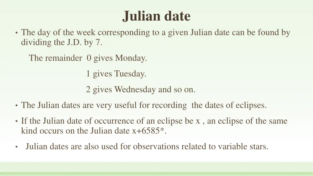 julian date 10