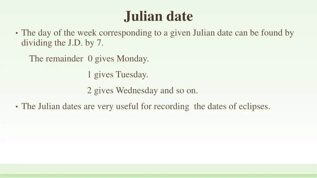 julian date 8