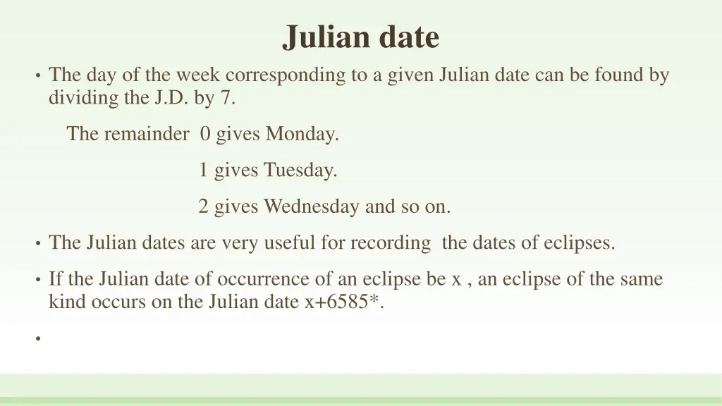 julian date 9