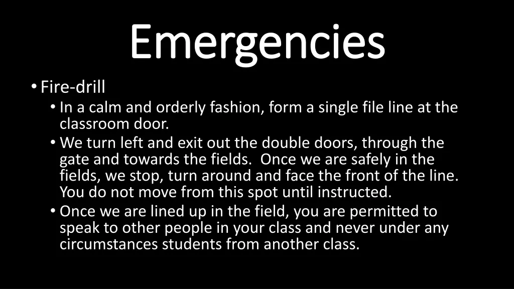 emergencies emergencies