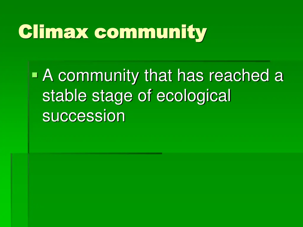 climax community climax community