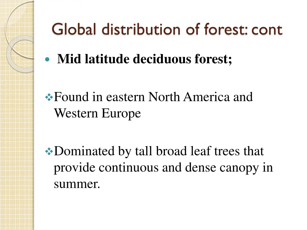 global distribution of forest cont 6