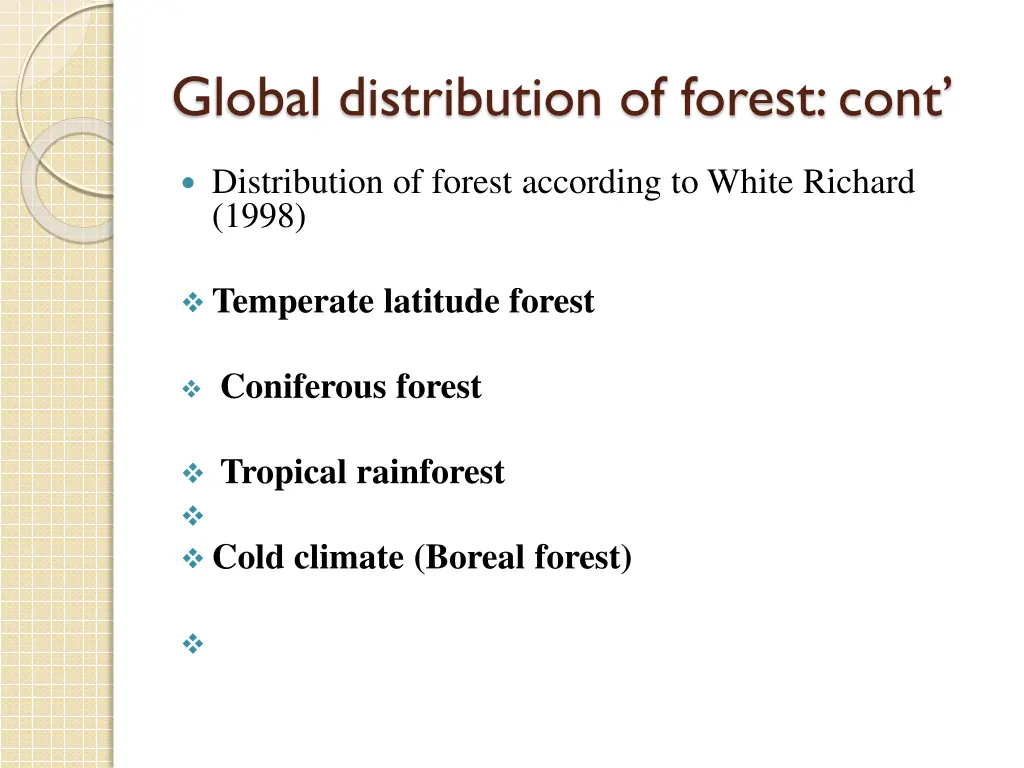 global distribution of forest cont 7