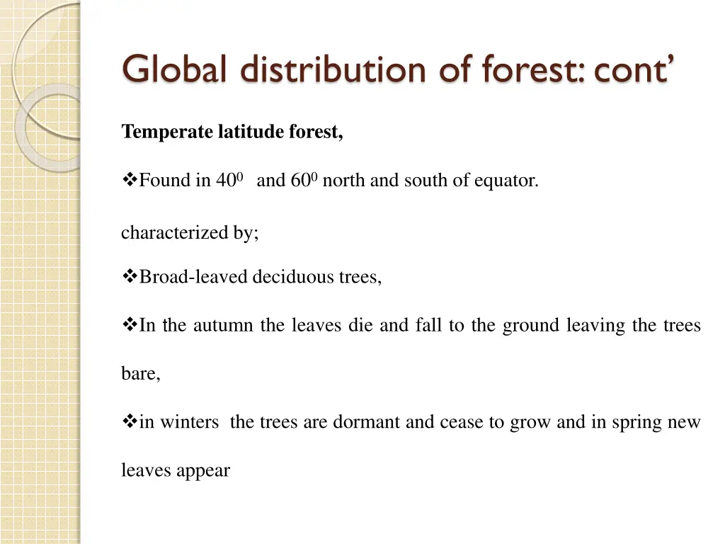 global distribution of forest cont 8