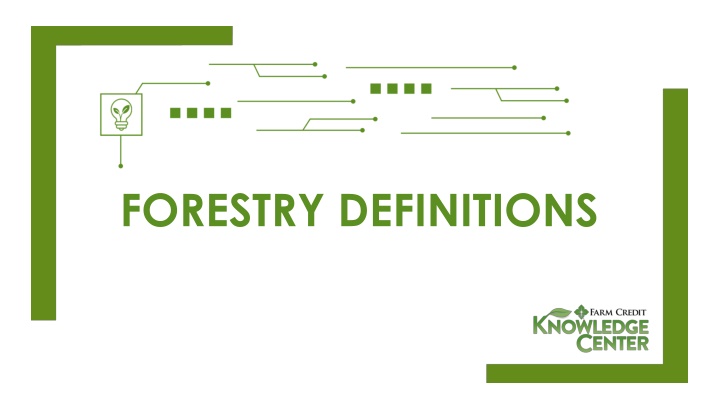 forestry definitions