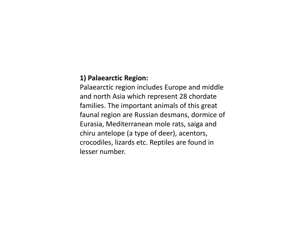 1 palaearctic region palaearctic region includes