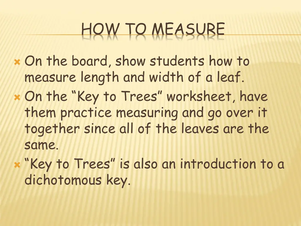 how to measure