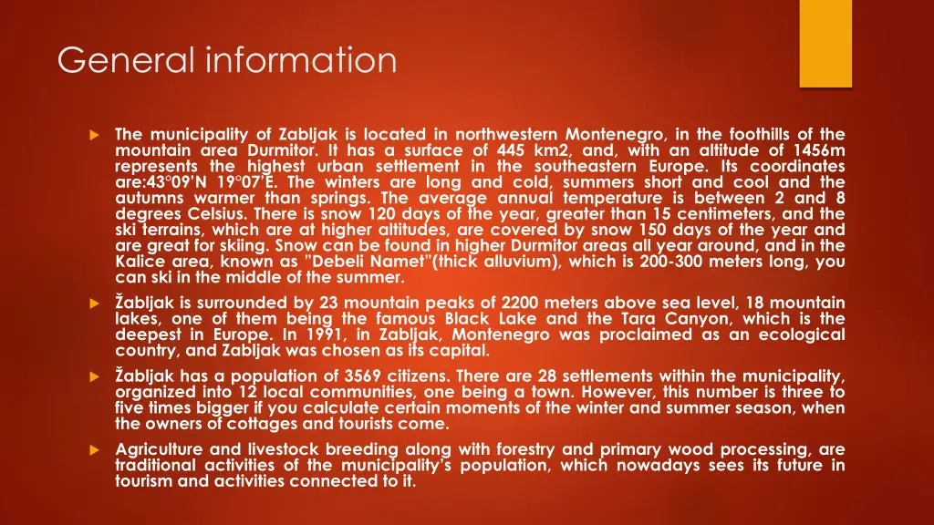 general information