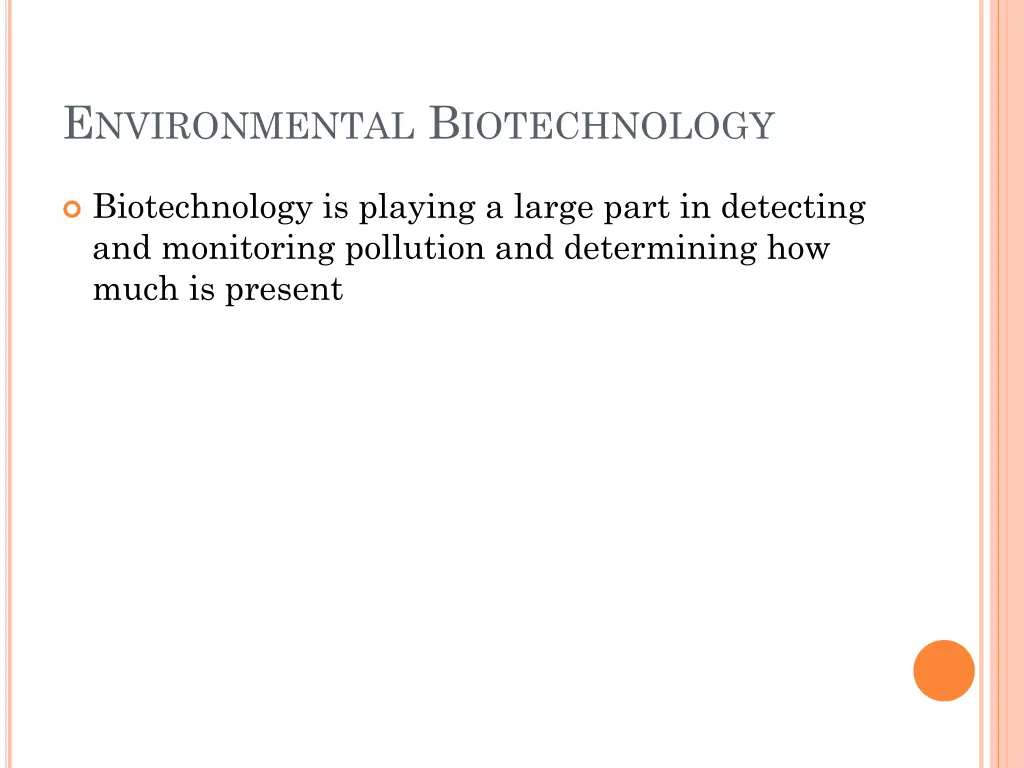 e nvironmental b iotechnology