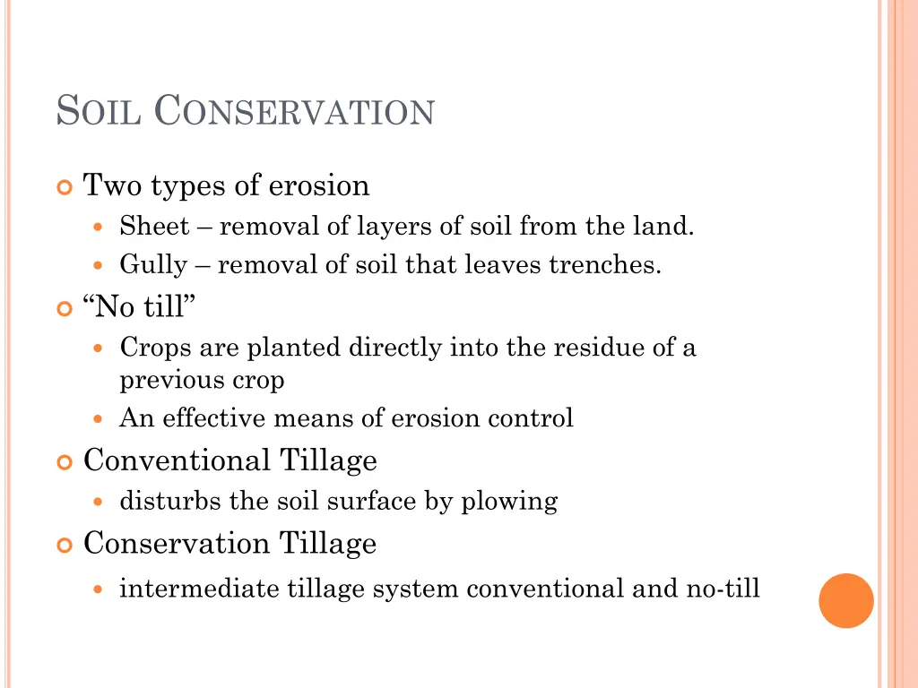 s oil c onservation