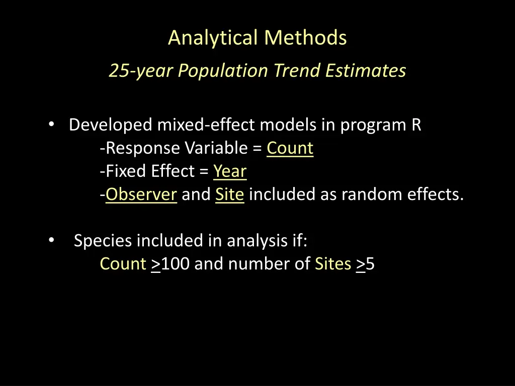 analytical methods