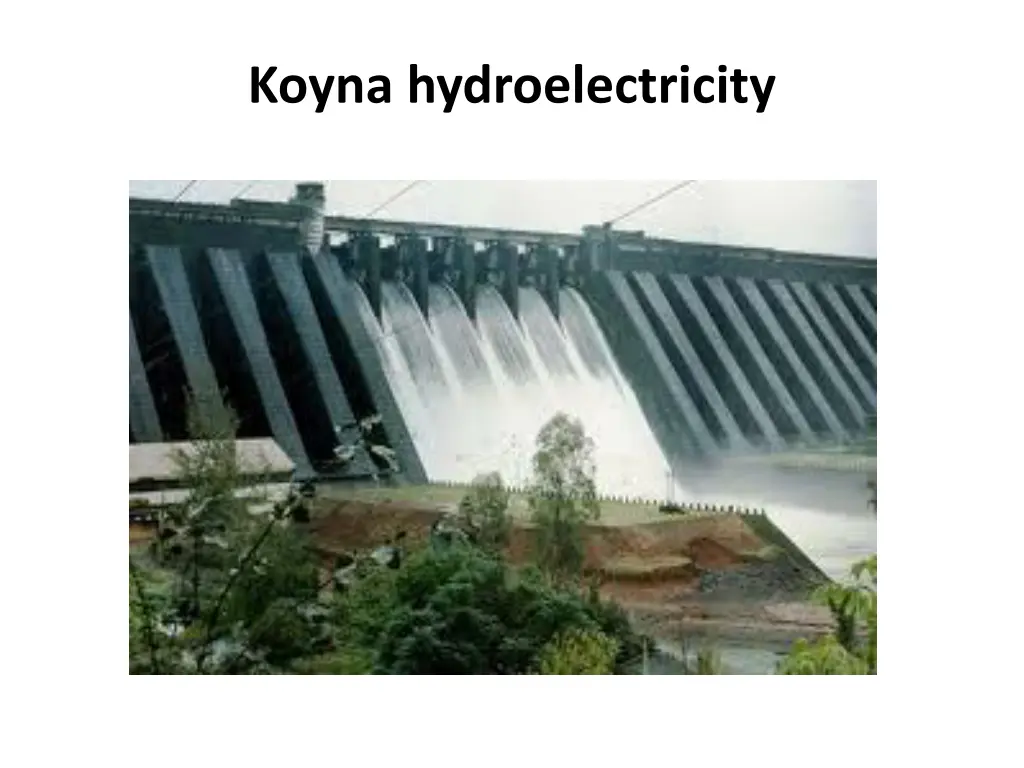 koyna hydroelectricity