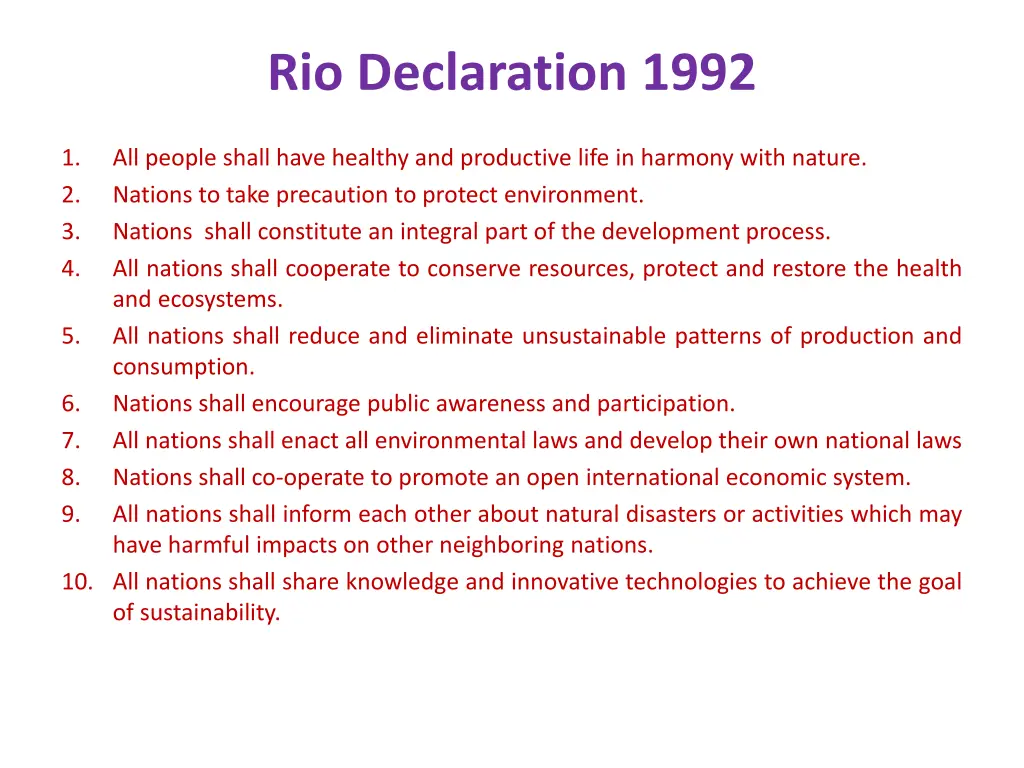 rio declaration 1992