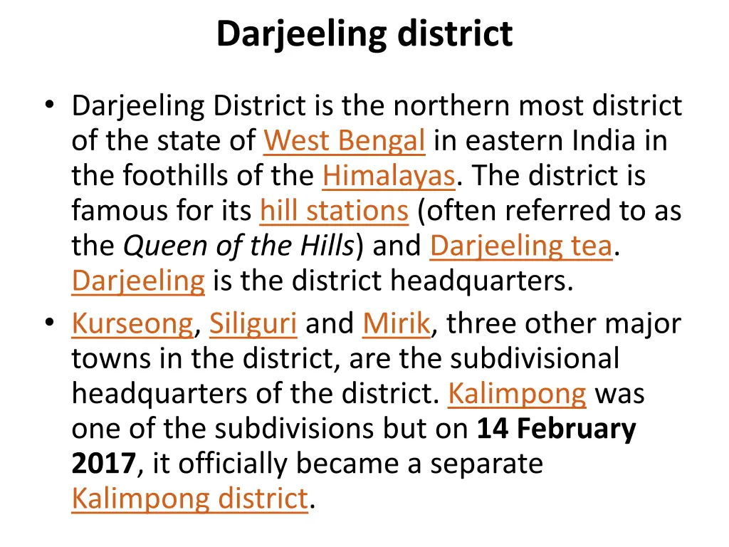 darjeeling district