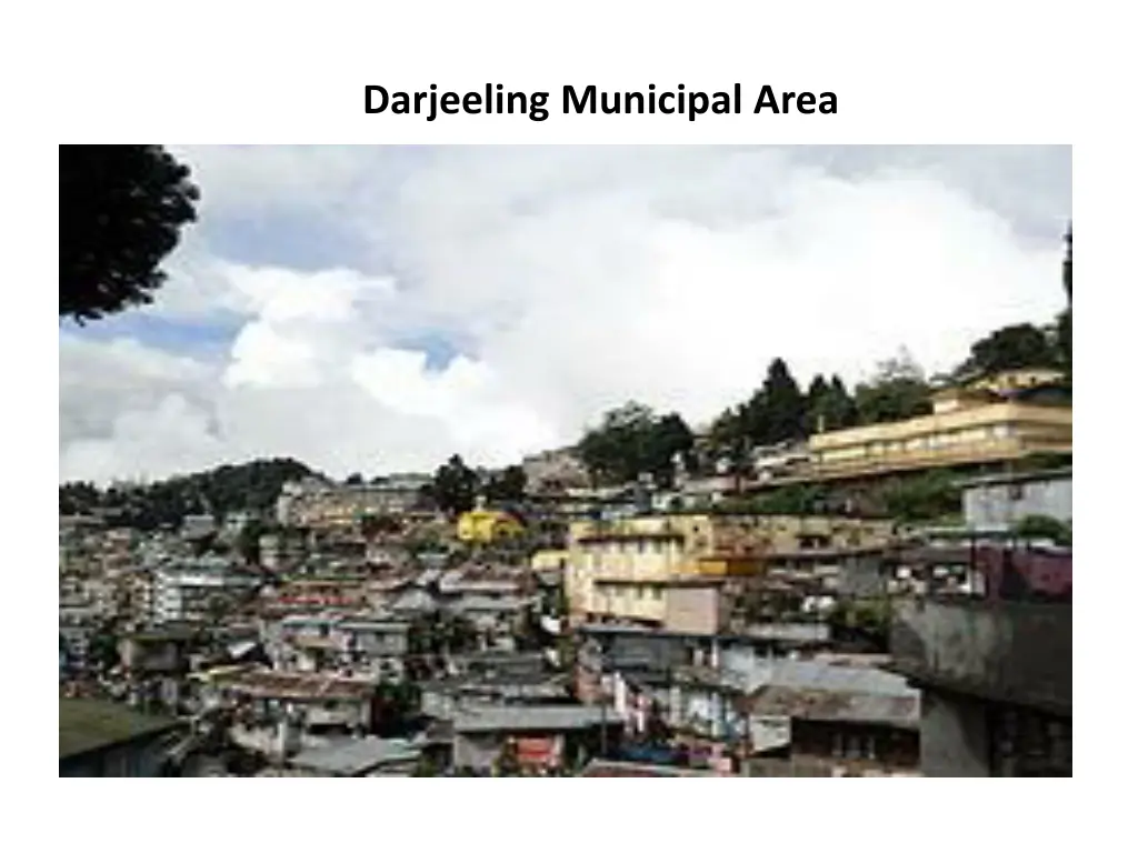 darjeeling municipal area