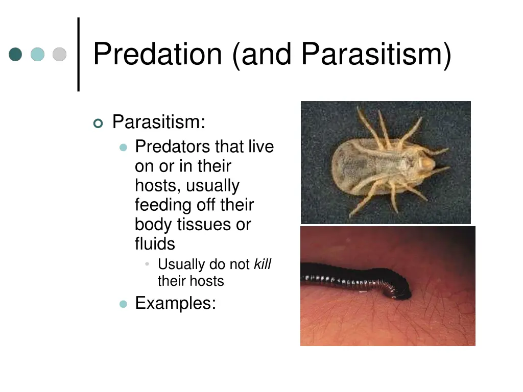 predation and parasitism 1