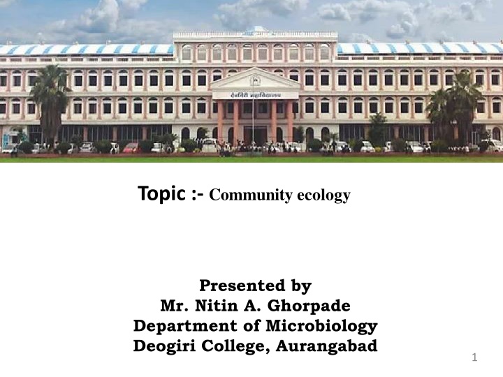 topic community ecology